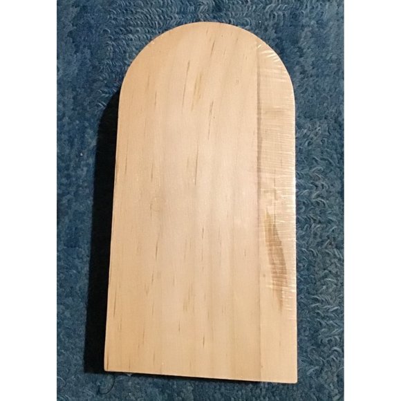 Walnut Hollow Unfinished Solid Wood Clock Mini Tall Arch Opening 1 3/8”New - Picture 2 of 2